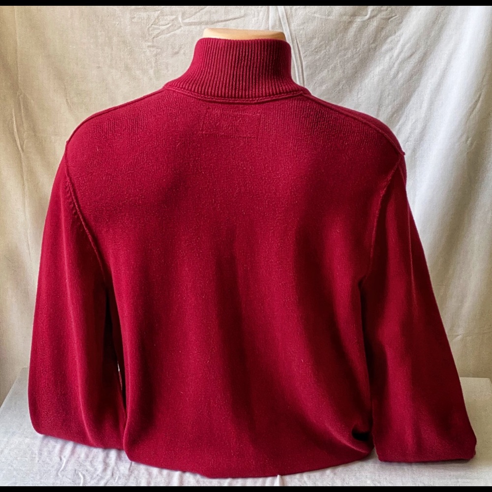 Collared mid button pullover sweater - Picture 2 of 3